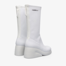 Camper White Ankle Boots Womens - Kaah Online Ireland | HQVUZ8174